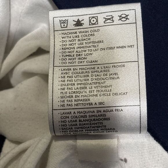 Nike Men's Windbreaker Track Pant Vintage Y2K Navy Yellow Ankle Zip Size XL - Picture 16 of 16